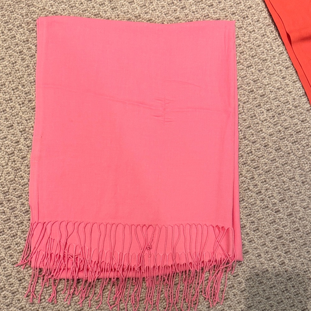 Elegant love quotes Pink Scarf